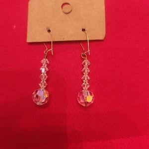 Vintage Crystal Bead Earrings